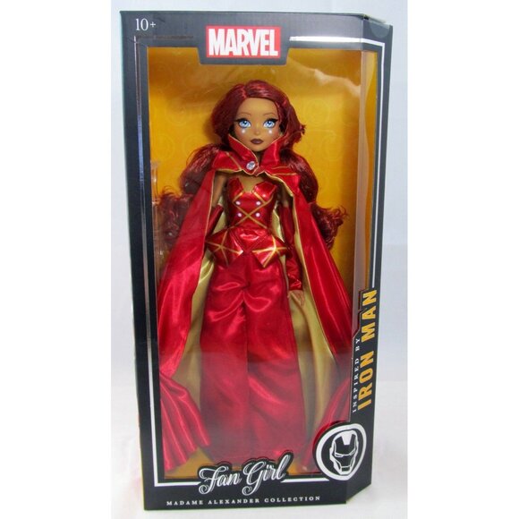Madame Alexander Collection Marvel Fan Girl Iron Man 13 inch Doll - Picture 1 of 7